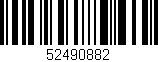Código de barras (EAN, GTIN, SKU, ISBN): '52490882'
