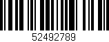 Código de barras (EAN, GTIN, SKU, ISBN): '52492789'