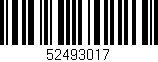 Código de barras (EAN, GTIN, SKU, ISBN): '52493017'