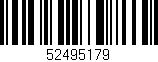 Código de barras (EAN, GTIN, SKU, ISBN): '52495179'