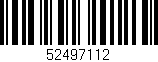 Código de barras (EAN, GTIN, SKU, ISBN): '52497112'