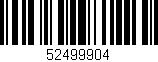Código de barras (EAN, GTIN, SKU, ISBN): '52499904'