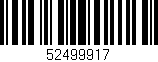 Código de barras (EAN, GTIN, SKU, ISBN): '52499917'