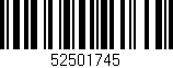 Código de barras (EAN, GTIN, SKU, ISBN): '52501745'