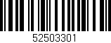 Código de barras (EAN, GTIN, SKU, ISBN): '52503301'