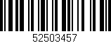 Código de barras (EAN, GTIN, SKU, ISBN): '52503457'