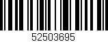 Código de barras (EAN, GTIN, SKU, ISBN): '52503695'