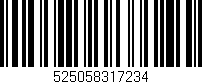 Código de barras (EAN, GTIN, SKU, ISBN): '525058317234'