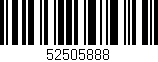 Código de barras (EAN, GTIN, SKU, ISBN): '52505888'