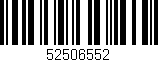 Código de barras (EAN, GTIN, SKU, ISBN): '52506552'