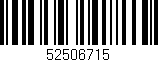 Código de barras (EAN, GTIN, SKU, ISBN): '52506715'