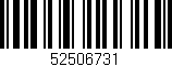 Código de barras (EAN, GTIN, SKU, ISBN): '52506731'