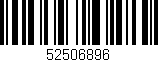 Código de barras (EAN, GTIN, SKU, ISBN): '52506896'