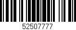 Código de barras (EAN, GTIN, SKU, ISBN): '52507777'
