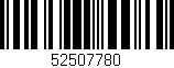 Código de barras (EAN, GTIN, SKU, ISBN): '52507780'