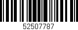 Código de barras (EAN, GTIN, SKU, ISBN): '52507787'