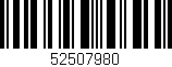 Código de barras (EAN, GTIN, SKU, ISBN): '52507980'