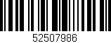 Código de barras (EAN, GTIN, SKU, ISBN): '52507986'