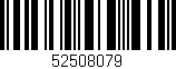 Código de barras (EAN, GTIN, SKU, ISBN): '52508079'