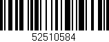 Código de barras (EAN, GTIN, SKU, ISBN): '52510584'