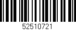 Código de barras (EAN, GTIN, SKU, ISBN): '52510721'