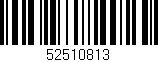 Código de barras (EAN, GTIN, SKU, ISBN): '52510813'