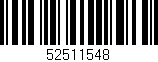 Código de barras (EAN, GTIN, SKU, ISBN): '52511548'