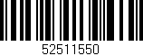 Código de barras (EAN, GTIN, SKU, ISBN): '52511550'