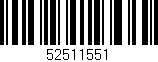 Código de barras (EAN, GTIN, SKU, ISBN): '52511551'