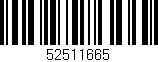 Código de barras (EAN, GTIN, SKU, ISBN): '52511665'