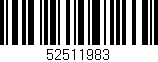 Código de barras (EAN, GTIN, SKU, ISBN): '52511983'