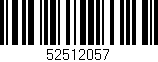 Código de barras (EAN, GTIN, SKU, ISBN): '52512057'