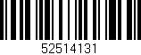 Código de barras (EAN, GTIN, SKU, ISBN): '52514131'