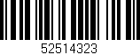 Código de barras (EAN, GTIN, SKU, ISBN): '52514323'