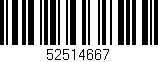Código de barras (EAN, GTIN, SKU, ISBN): '52514667'