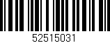 Código de barras (EAN, GTIN, SKU, ISBN): '52515031'