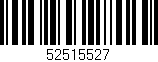 Código de barras (EAN, GTIN, SKU, ISBN): '52515527'