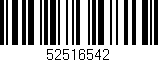 Código de barras (EAN, GTIN, SKU, ISBN): '52516542'