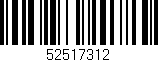 Código de barras (EAN, GTIN, SKU, ISBN): '52517312'