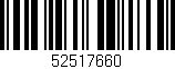 Código de barras (EAN, GTIN, SKU, ISBN): '52517660'