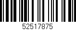 Código de barras (EAN, GTIN, SKU, ISBN): '52517875'