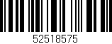 Código de barras (EAN, GTIN, SKU, ISBN): '52518575'