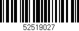 Código de barras (EAN, GTIN, SKU, ISBN): '52519027'