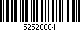 Código de barras (EAN, GTIN, SKU, ISBN): '52520004'