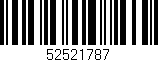 Código de barras (EAN, GTIN, SKU, ISBN): '52521787'