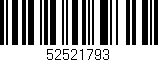 Código de barras (EAN, GTIN, SKU, ISBN): '52521793'