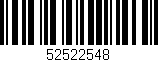 Código de barras (EAN, GTIN, SKU, ISBN): '52522548'