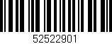 Código de barras (EAN, GTIN, SKU, ISBN): '52522901'