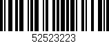 Código de barras (EAN, GTIN, SKU, ISBN): '52523223'
