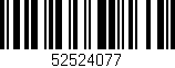 Código de barras (EAN, GTIN, SKU, ISBN): '52524077'